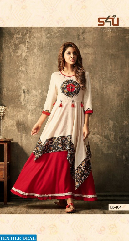 S4U Kalakriti Vol-4 Wholesale Anarkali Readymade Kurtis